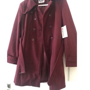 Large Burgundy Alpine Swiss Coat